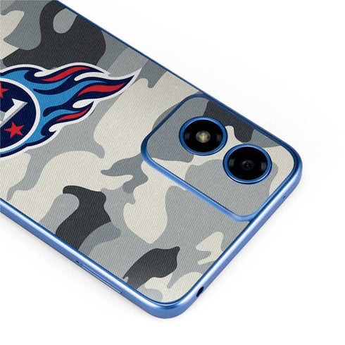 NFL Tennessee Titans Camo Moto G Play 4G (2024) Skin