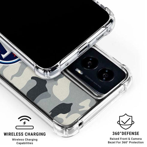 NFL Tennessee Titans Camo Moto G Power 5G (2024) Clear Case