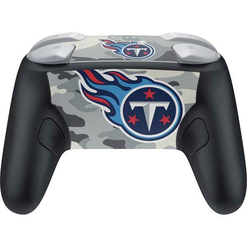 NFL Tennessee Titans Camo Nintendo Switch 2 (2025) Pro Controller Skin