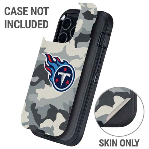 NFL Tennessee Titans Camo Otterbox Defender iPhone Skin