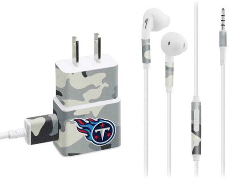 NFL Tennessee Titans Camo Phone Charger Skin