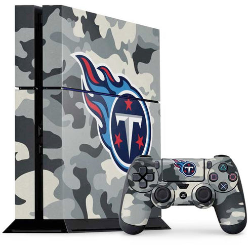 NFL Tennessee Titans Camo PS4 Console and Controller Bundle Skin