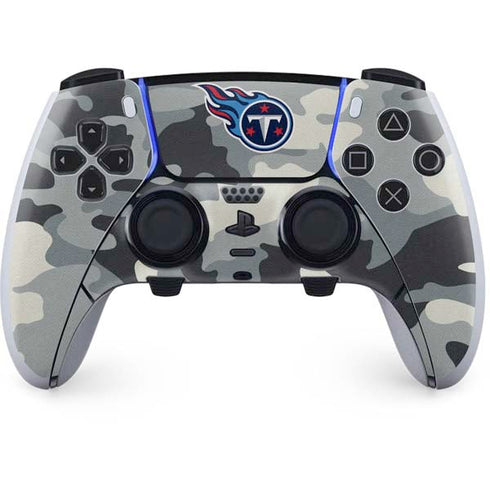 NFL Tennessee Titans Camo PS5 DualSense Edge Pro Controller Skin