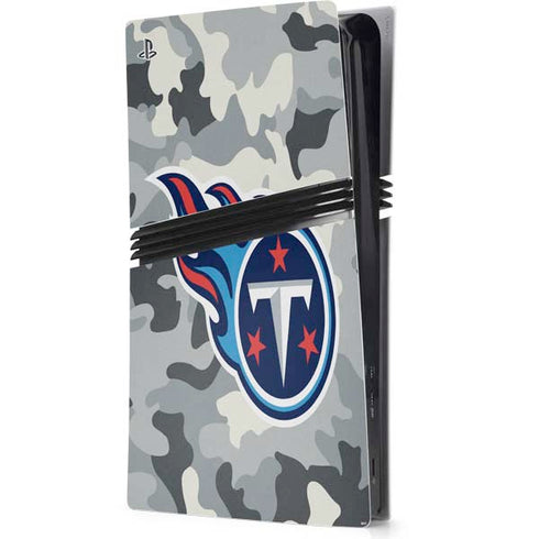 NFL Tennessee Titans Camo PS5 Pro Console Skin
