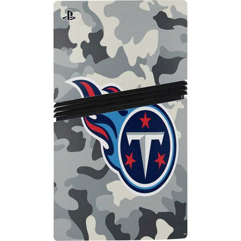 NFL Tennessee Titans Camo PS5 Pro Console Skin