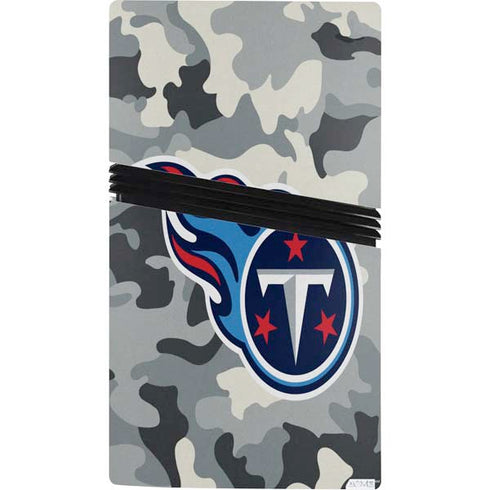 NFL Tennessee Titans Camo PS5 Pro Console Skin
