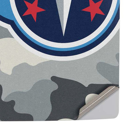 NFL Tennessee Titans Camo PS5 Pro Disk Console Skin