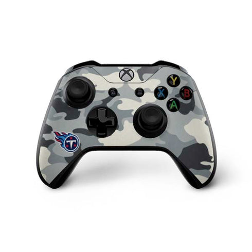 NFL Tennessee Titans Camo Xbox One X Controller Skin
