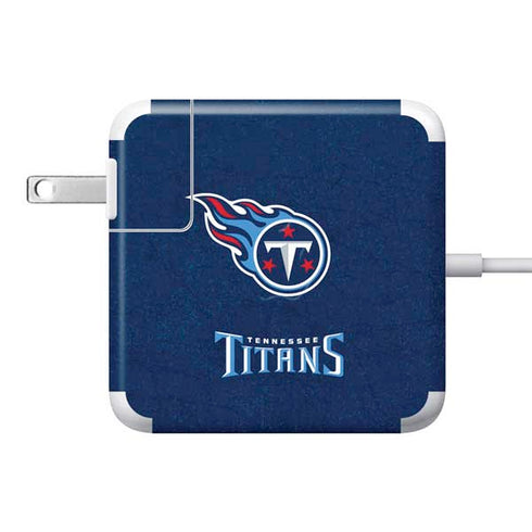 NFL Tennessee Titans Distressed 85W Power Adapter (15 and 17 inch MacBook Pro Charger) Skin
