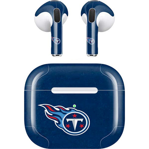 NFL Tennessee Titans Distressed Apple AirPods (3rd Gen 2021) Skin