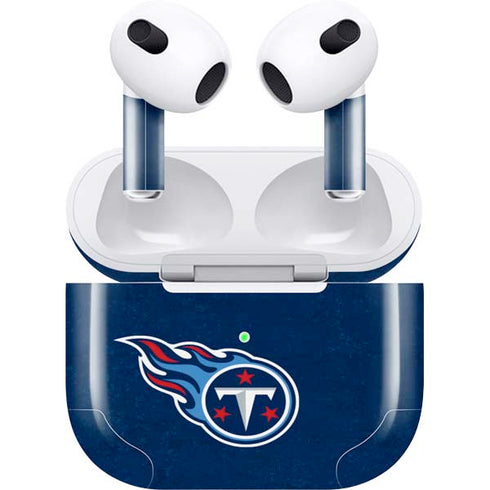 NFL Tennessee Titans Distressed Apple AirPods (3rd Gen 2021) Skin