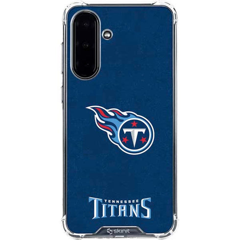 NFL Tennessee Titans Distressed Galaxy A36 5G Clear Case
