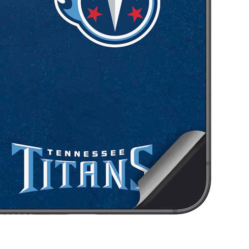 NFL Tennessee Titans Distressed Galaxy S25 Plus Skin