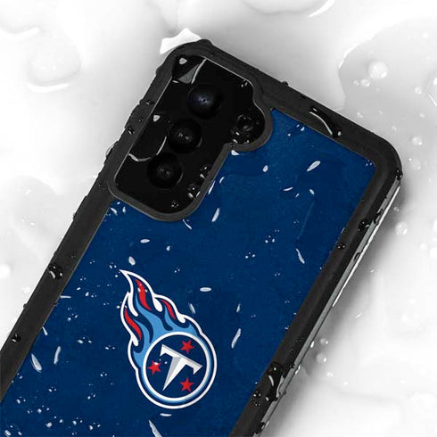 NFL Tennessee Titans Distressed Galaxy S24 Plus Waterproof Case