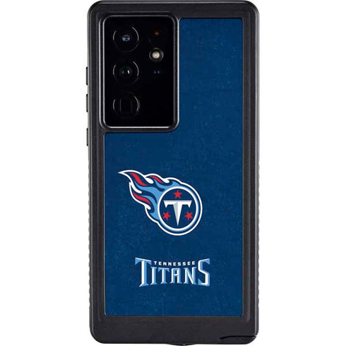 NFL Tennessee Titans Distressed Galaxy S24 Ultra Waterproof Case