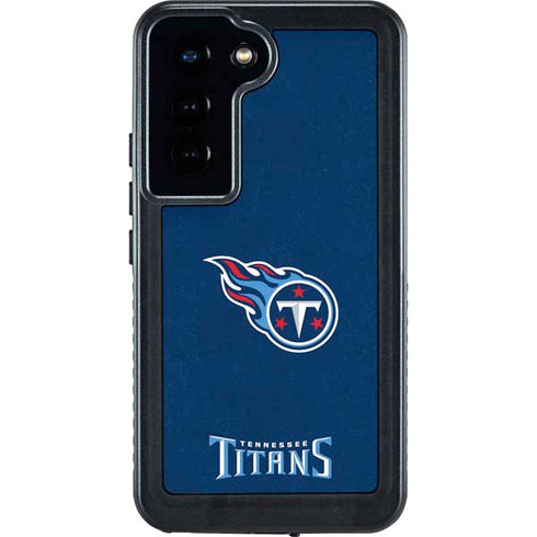 NFL Tennessee Titans Distressed Galaxy S24 Waterproof Case