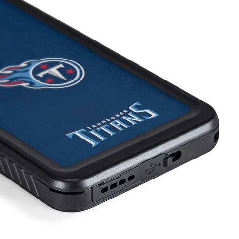 NFL Tennessee Titans Distressed Galaxy S24 Waterproof Case