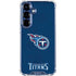 NFL Tennessee Titans Distressed Galaxy S25 Clear Case