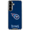 NFL Tennessee Titans Distressed Galaxy S26 Clear Case