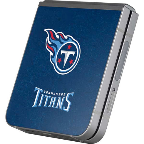 NFL Tennessee Titans Distressed Galaxy Z Flip6 Skin