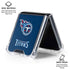 NFL Tennessee Titans Distressed Galaxy Z Flip6 Clear Case