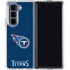 NFL Tennessee Titans Distressed Galaxy Z Fold5 5G Clear Case