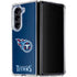 NFL Tennessee Titans Distressed Galaxy Z Fold5 5G Clear Case