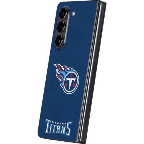 NFL Tennessee Titans Distressed Galaxy Z Fold5 5G Skin