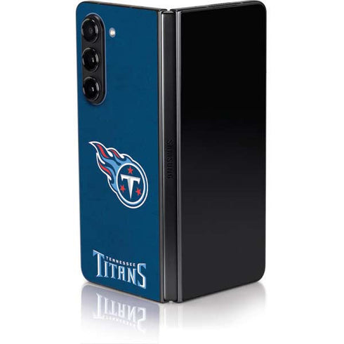 NFL Tennessee Titans Distressed Galaxy Z Fold5 5G Skin