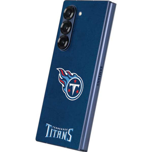 NFL Tennessee Titans Distressed Galaxy Z Fold6 Skin