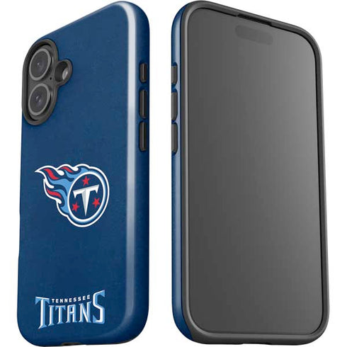 NFL Tennessee Titans Distressed iPhone 16 Impact Case