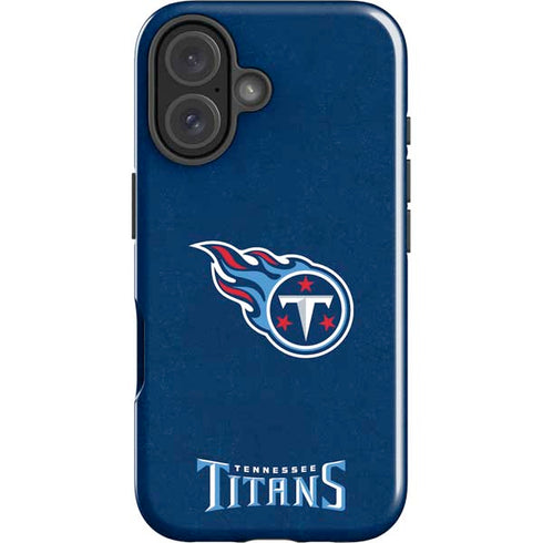 NFL Tennessee Titans Distressed iPhone 16 Plus Impact Case