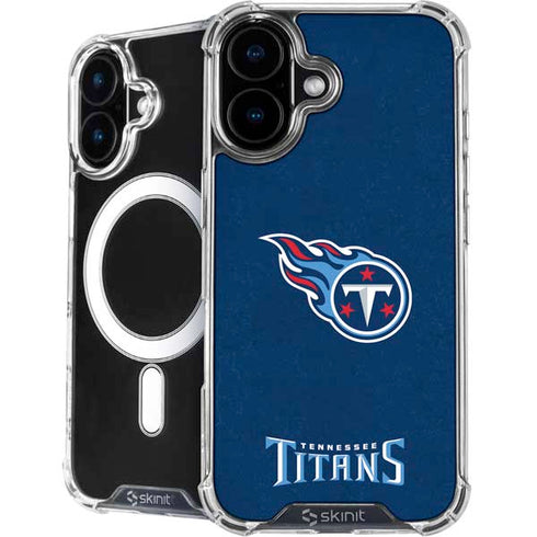 NFL Tennessee Titans Distressed iPhone 16 Plus MagSafe Case