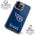 NFL Tennessee Titans Distressed iPhone 16 Pro Clear Case