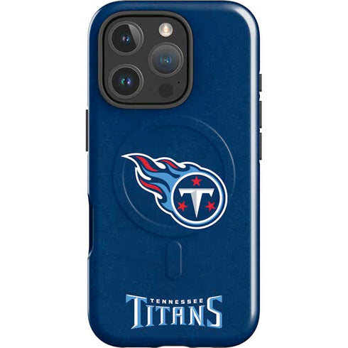 NFL Tennessee Titans Distressed iPhone 16 Pro Magsafe Impact Case