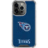 NFL Tennessee Titans Distressed iPhone 16 Pro Max Clear Case
