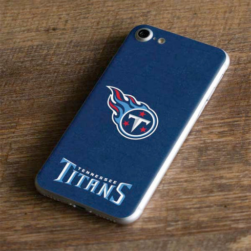 NFL Tennessee Titans Distressed iPhone 8 Skin