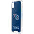 NFL Tennessee Titans Distressed iPhone XS Clear Case