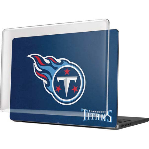 NFL Tennessee Titans Distressed MacBook Pro 14in (2021-24) Case plus Skin