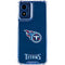 NFL Tennessee Titans Distressed Moto G 5G (2024) Clear Case