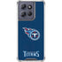NFL Tennessee Titans Distressed Moto G Power 5G (2025) Clear Case