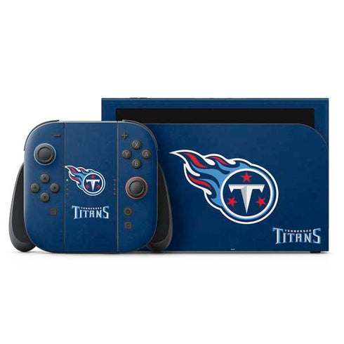 NFL Tennessee Titans Distressed Nintendo Skins