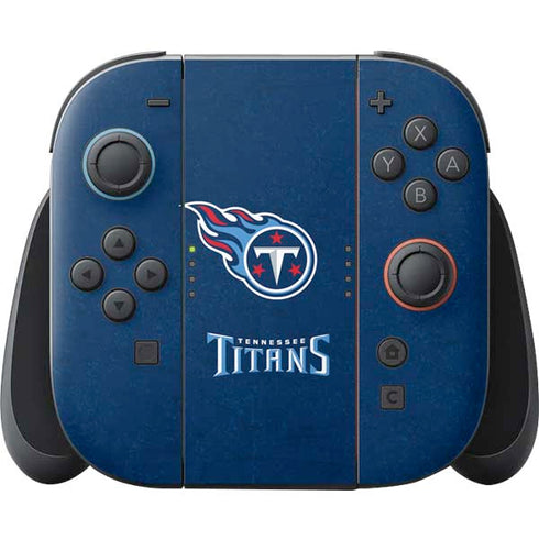 NFL Tennessee Titans Distressed Nintendo Switch 2 (2025) Joy-Con Controller Skin