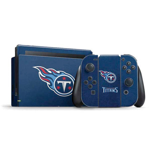 NFL Tennessee Titans Distressed Nintendo Skins