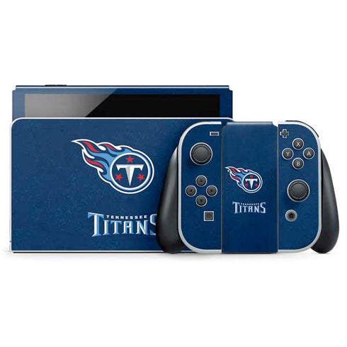 NFL Tennessee Titans Distressed Nintendo Skins