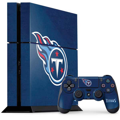 NFL Tennessee Titans Distressed PlayStation PS4 Skins