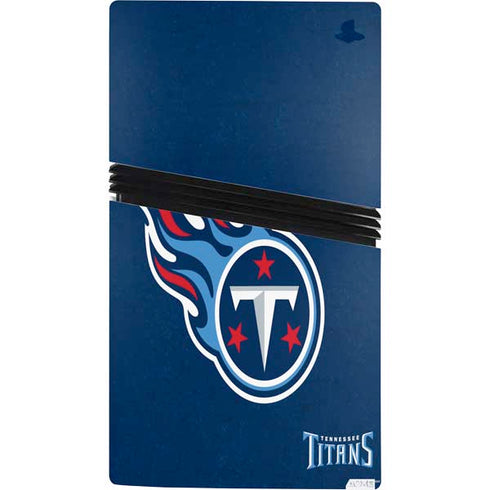 NFL Tennessee Titans Distressed PS5 Pro Bundle Skin