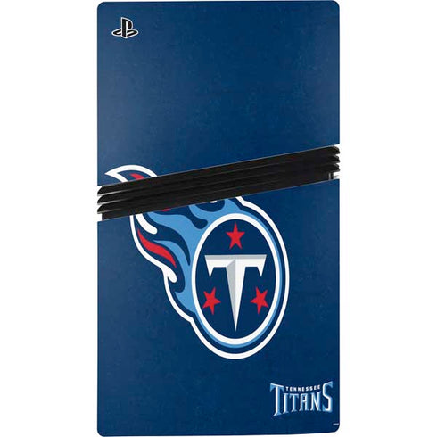 NFL Tennessee Titans Distressed PS5 Pro Console Skin