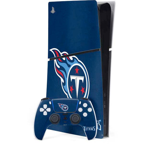 NFL Tennessee Titans Distressed PlayStation PS5 Skins