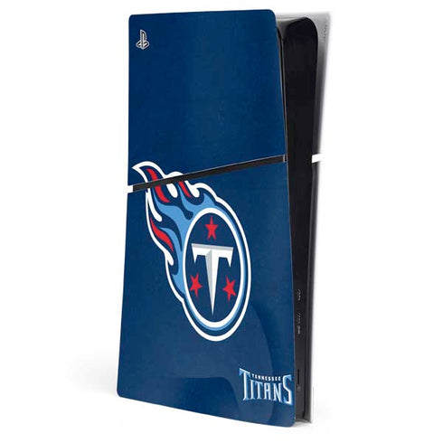 NFL Tennessee Titans Distressed PS5 Slim Digital Edition Console Skin